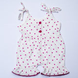 HEARTS SUMMER F.ROMPER 1PC