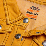 LYCRA KNITED DENIM MUSTURD A/W JACKET