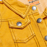 LYCRA KNITED DENIM MUSTURD A/W JACKET