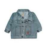 LYCRA KNITED DENIM PASTLE GREEN A/W JACKET