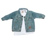 LYCRA KNITED DENIM PASTLE GREEN A/W JACKET
