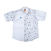NAVY STAR AOP WHITE S.SLV SHIRT