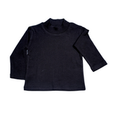 MOCK NECK BLACK