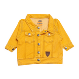 LYCRA KNITED DENIM MUSTURD A/W JACKET