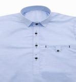 LT.BLUE KURTA SHALWAR / TROUSER