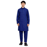 NAVY KURTA SHALWAR / TROUSER