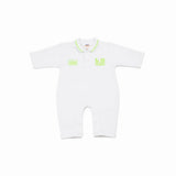 POLO ROMPER WHITE