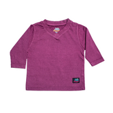 V NECK TEE SHIRT L. SLV