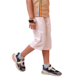 WOVEN PEACH PRINTED  SHORTS