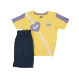 YELLOW SWEET GIRL 2-PC