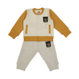 Bear Face hooded 3-pc set (Lemon Curry)