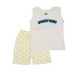 WHITE LOOVEY SANDO SET