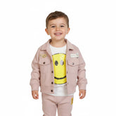 Smiley Face 3-pc set (Lt.brown)