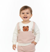 Bear face sweat-shirt