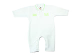 POLO ROMPER WHITE