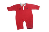 POLO ROMPER RED