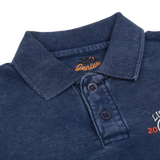 D.BLUE FADED DENIM LOOK POLO