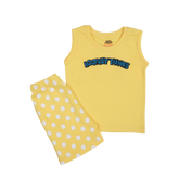 YELLOW LOOVEY SANDO SET
