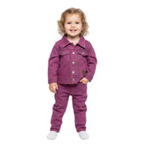 LYCRA KNITED DENIM BURGANDY A/W JACKET