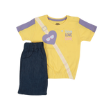 YELLOW SWEET GIRL 2-PC