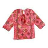 PINK PRINTED KURTI & GHARARA