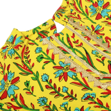 YELLOW PRINTED KURTI & GHARARA