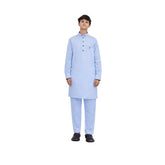 LT.BLUE KURTA SHALWAR / TROUSER