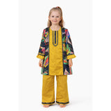 Top With Printed Cotton And Bottom With Mirror Less