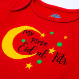 MY FIRST EID ROMPERS RED