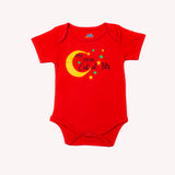 MY FIRST EID ROMPERS RED
