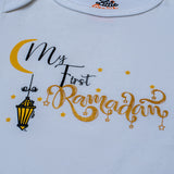 MY FIRST RAMZAN ROMPERS WHITE