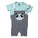 BEAR FACE DANGRI ROMPER MINT