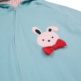 BABY BOY BUNNY HOOD FULL ROMPER