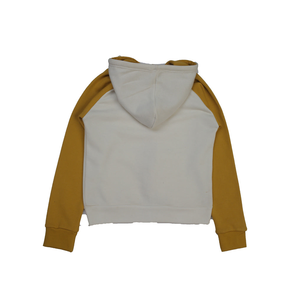 BOY'S RAGLAN ZIPPER HOODIE "OFF WHITE"