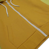 BOY'S RAGLAN ZIPPER HOODIE "LEMON CURRY"