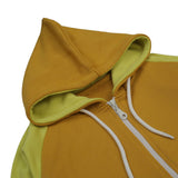 BOY'S RAGLAN ZIPPER HOODIE "LEMON CURRY"