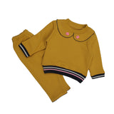 Baby Girls Fashion Lemon Curry sweat Set