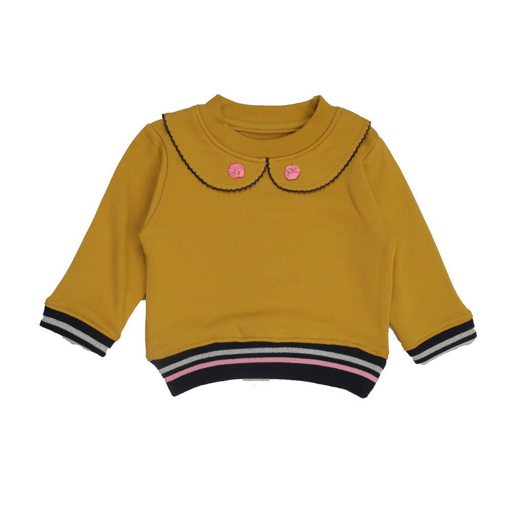 Baby Girls Fashion Lemon Curry sweat Set