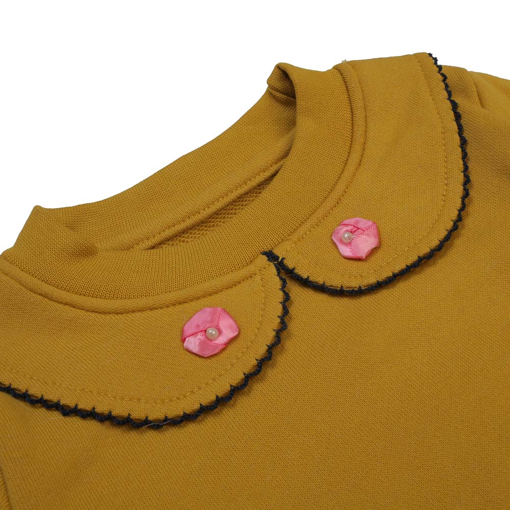 Baby Girls Fashion Lemon Curry sweat Set