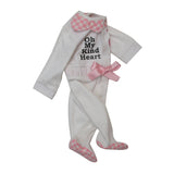 BABY GIRL KIND HEART FULL ROMPER