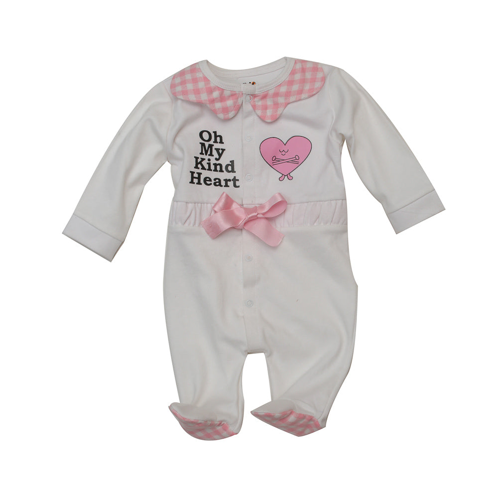 BABY GIRL KIND HEART FULL ROMPER