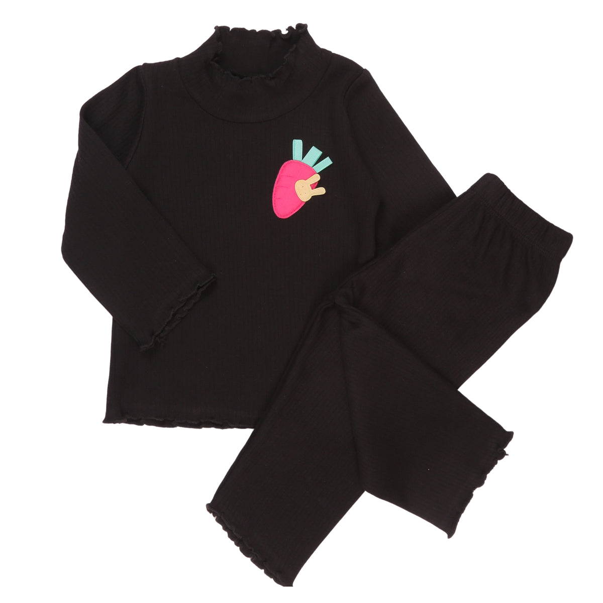 BABY GIRL WINTER BLACK 2PC SET