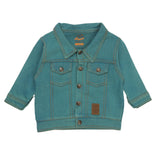 JACKET SET KNITED DENIM SEA PORT