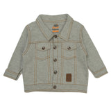 JACKET SET KNITED DENIM H.GREY