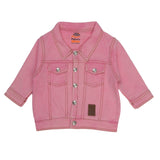 JACKET SET KNITED DINIM CANDY PINK