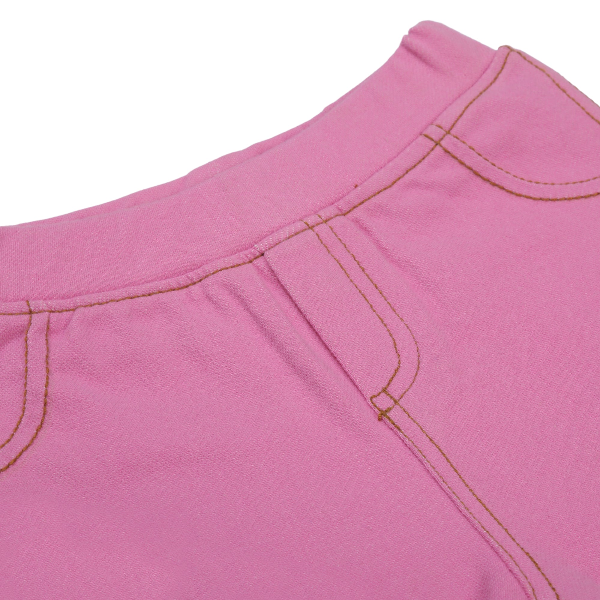 LYCRA KNITED DENIM PINK PAJAMA