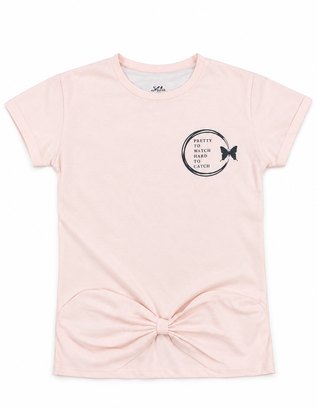 HARD TO CATCH BOW-HEM PREETYTOP