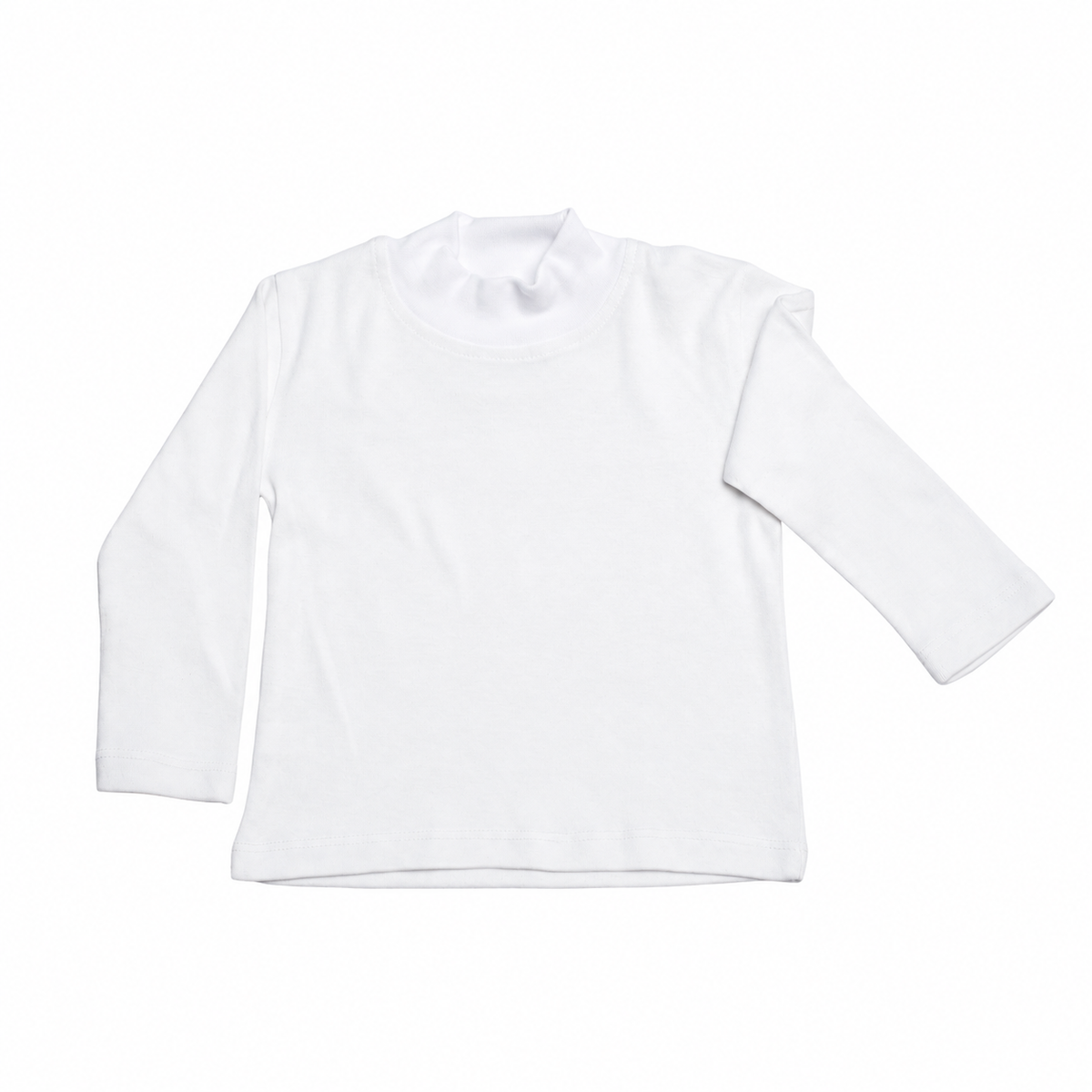 MOCK NECK  WHITE
