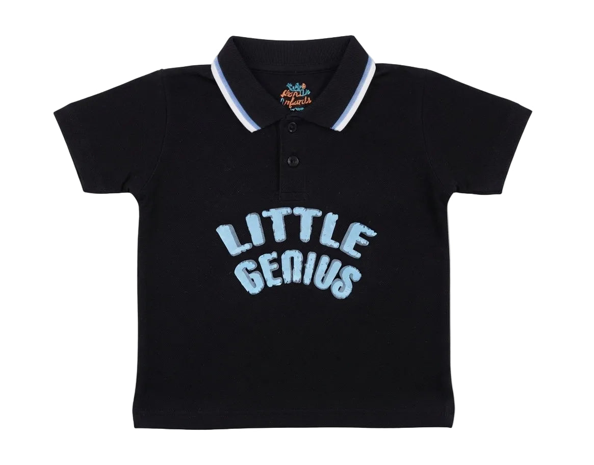 BLACK TIPPBD COLLAR POLO