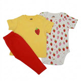 P.YELLOW/RED STRAWBERRY SET